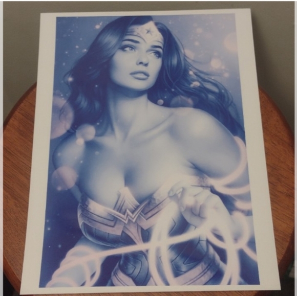 epson Other - BRAND NEW!💯 WONDER WOMAN 8.5x11 ULTRA PREMIUM GLOSSY REPRINT COLOR ART POSTER💥